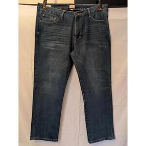 Weatherproof Men's Fully Fleece Lined Denim Jeans Vintage Regular Size 38W 30L